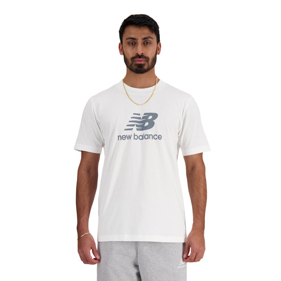 New Balance Ανδρική κοντομάνικη μπλούζα Stacked Logo T-Shirt